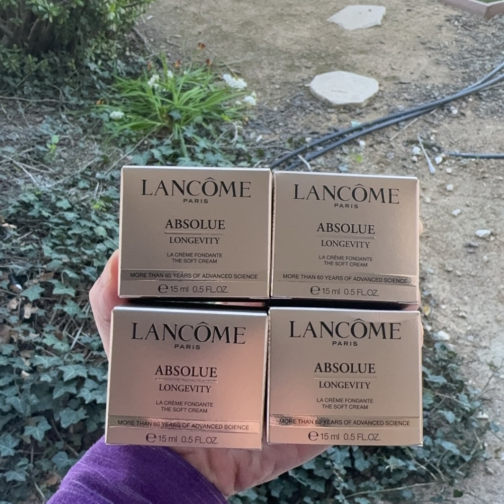NIB LANCOME Absolue Longevity Cream 0.5oz 15ml*4